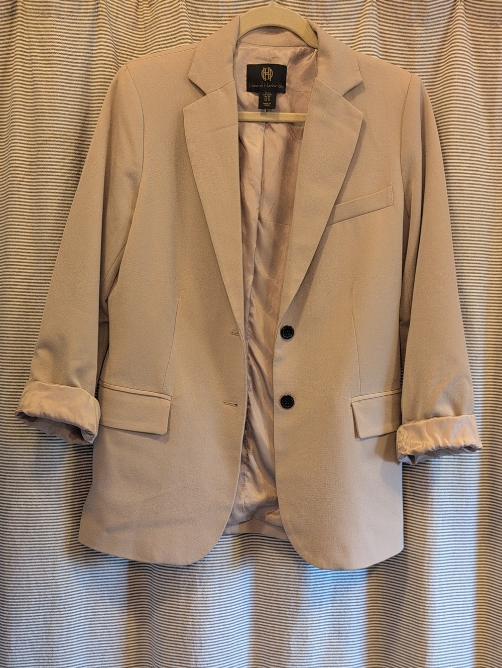 House of Harlow 1960 Beige Tailored Blazer